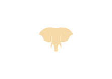 Yellow elephant icon
